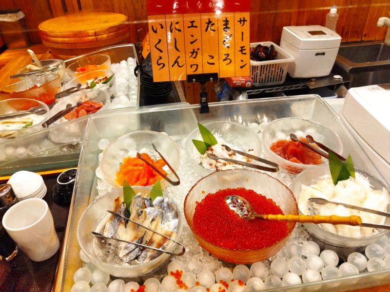 ドーミーイン札幌ANNEX朝食バイキング